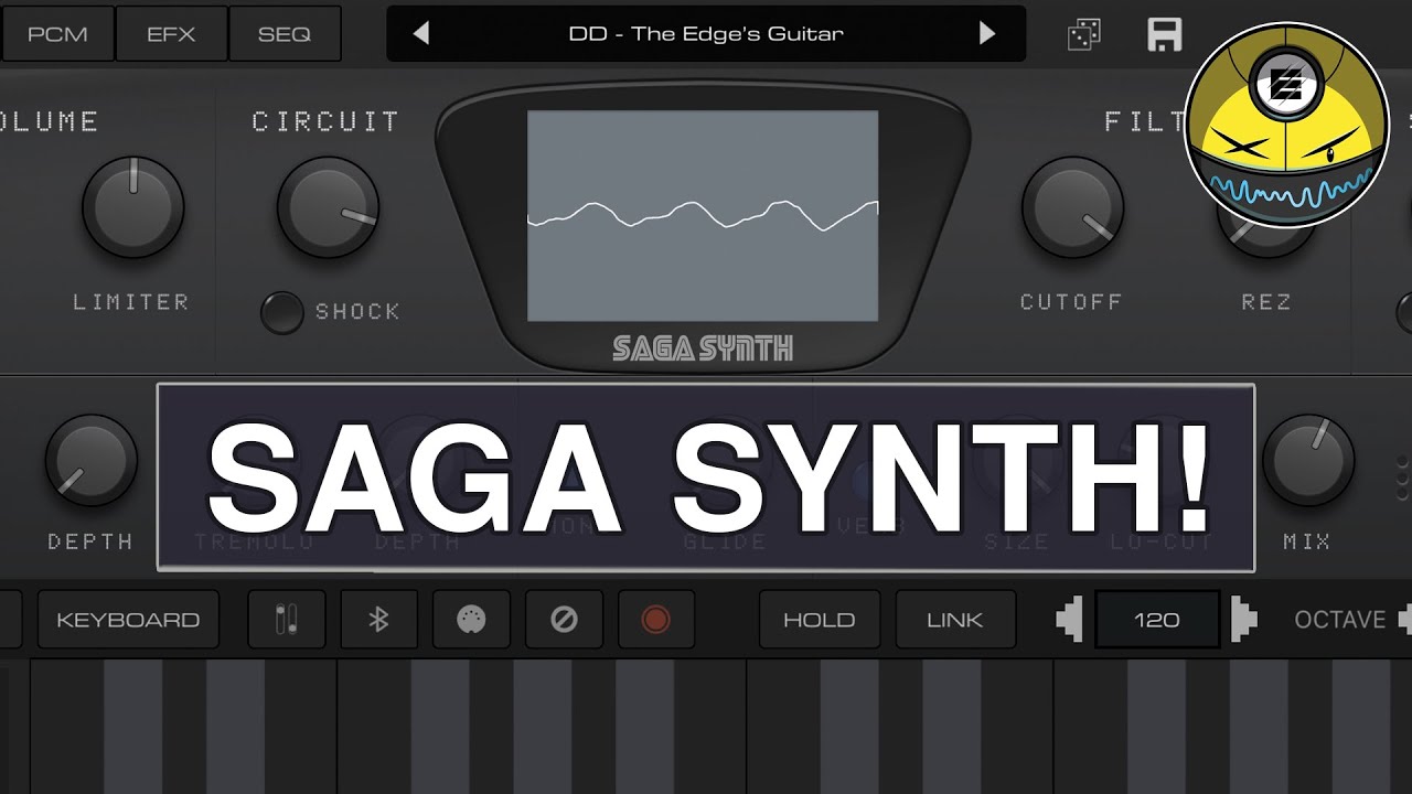 Saga Synth for iOS - Sweet Retro Chiptune Synth!