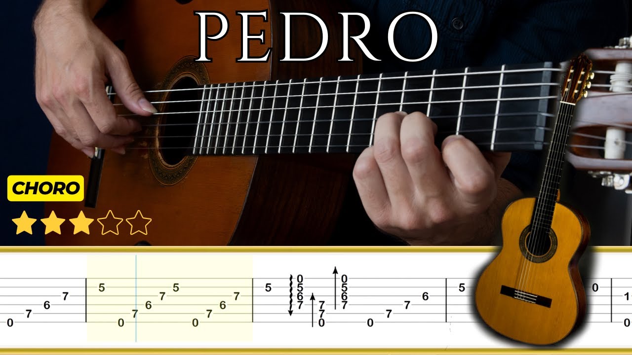 PEDRO (Choro) 🎸Jorge Cardoso  || Tutorial para Guitarra Clásica + TABS