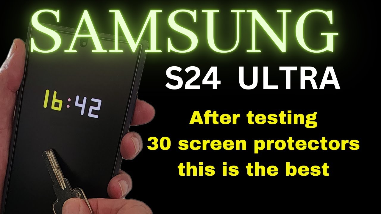 S24 Ultra. Лучшая защитная плёнка, которую я тестировал (после более чем 30 других защитных плёнок).