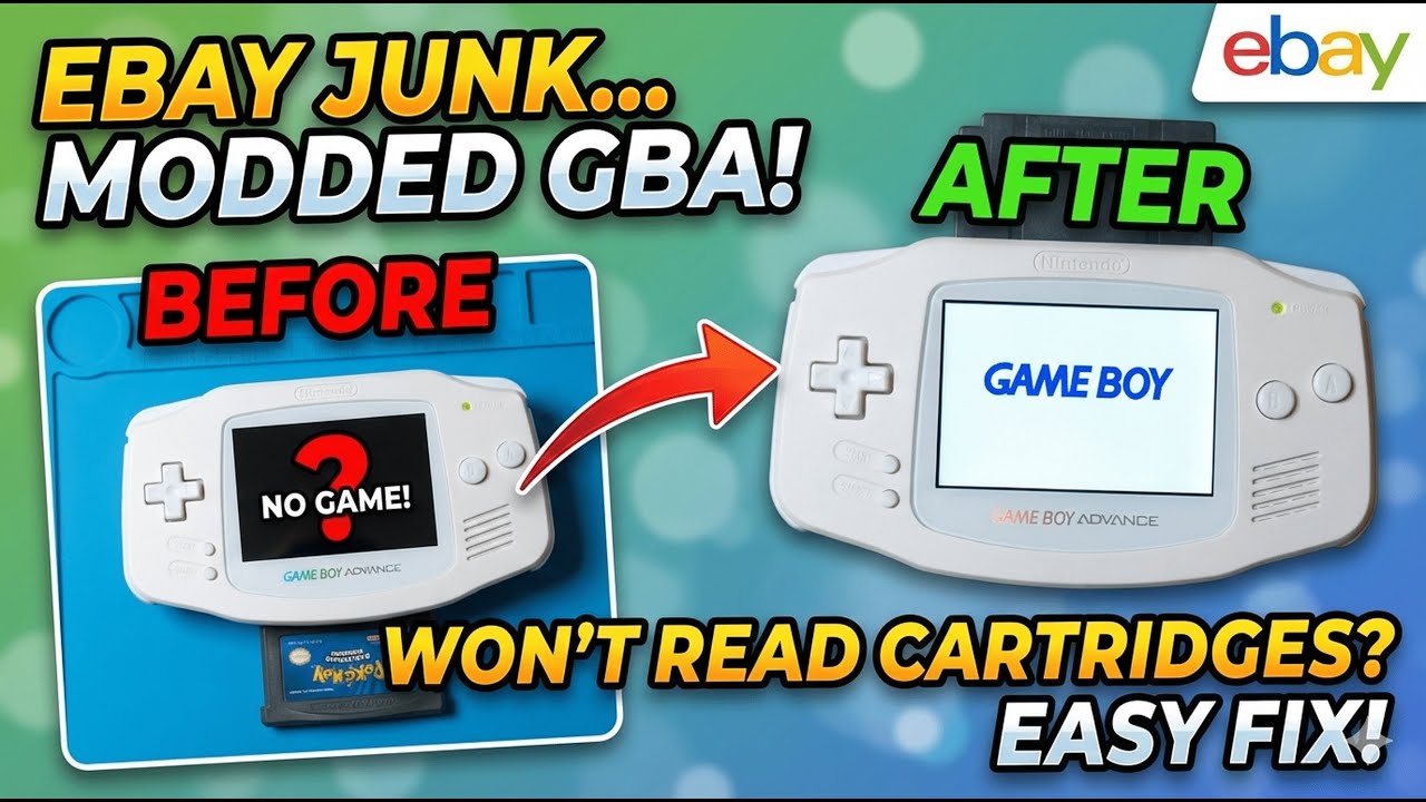 GBA Cartridge Slot Repair: Saving a Beautiful eBay Mod!
