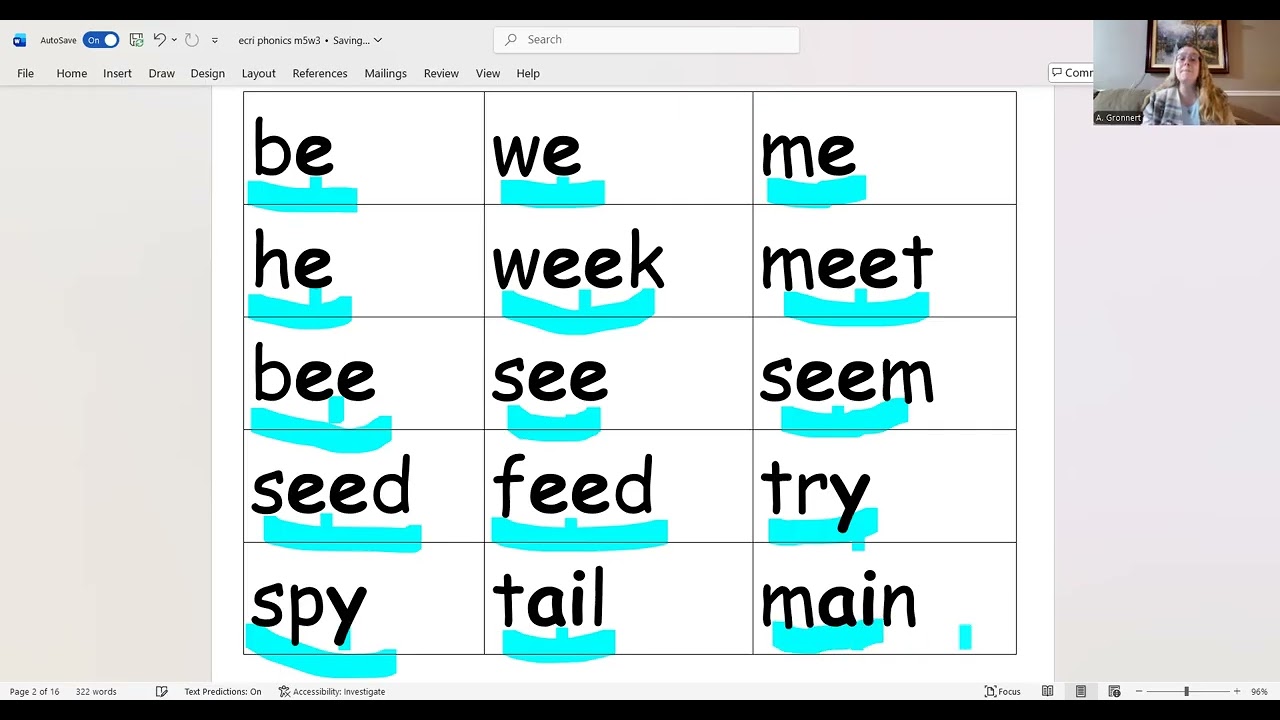 ECRI Module 5 Week 3 Phonics 2nd Grade