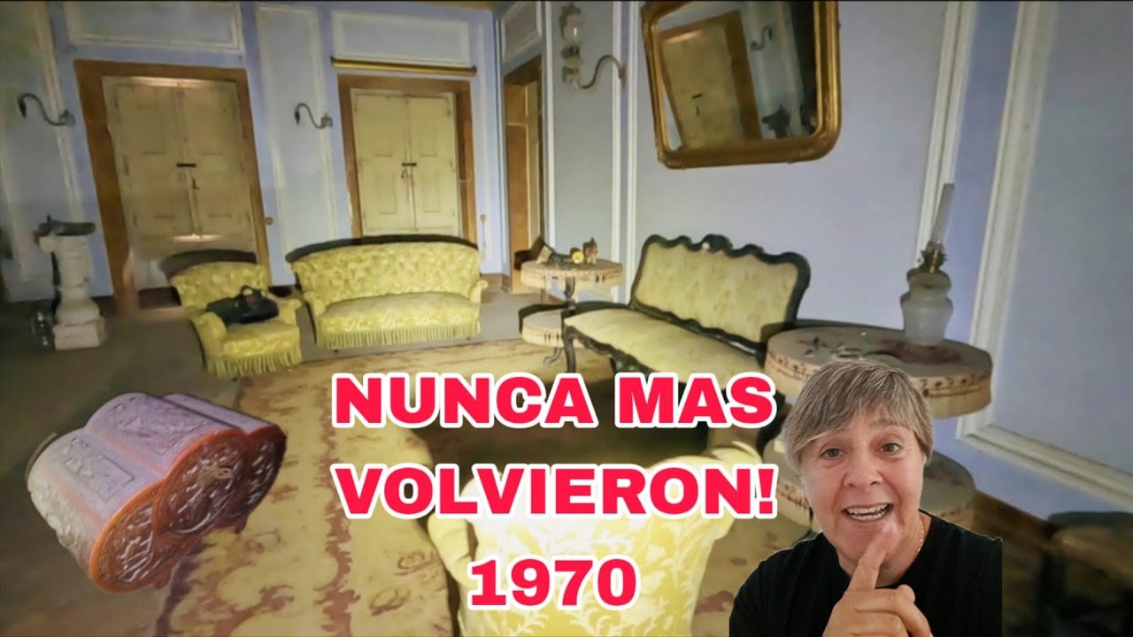 ASI QUEDO ESTA MANSION EN 1970... Y NADIE VOLVIO JAMAS! URBEX WOMAN 