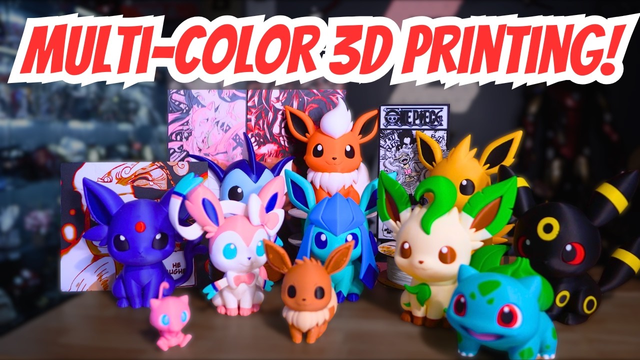 Что такое МНОГОЦВЕТНАЯ 3D-печать и как она работает???