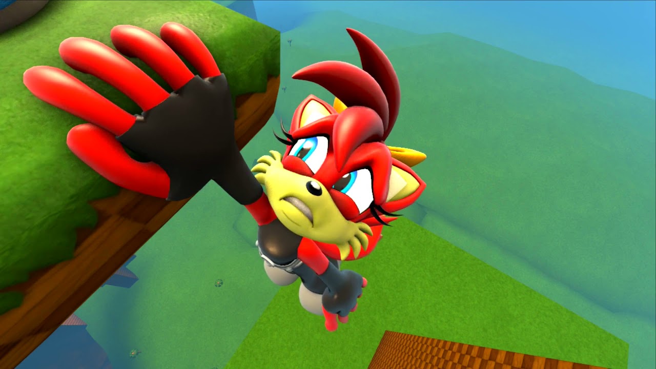 Fiona (Sonic) Short Handstomp Animation