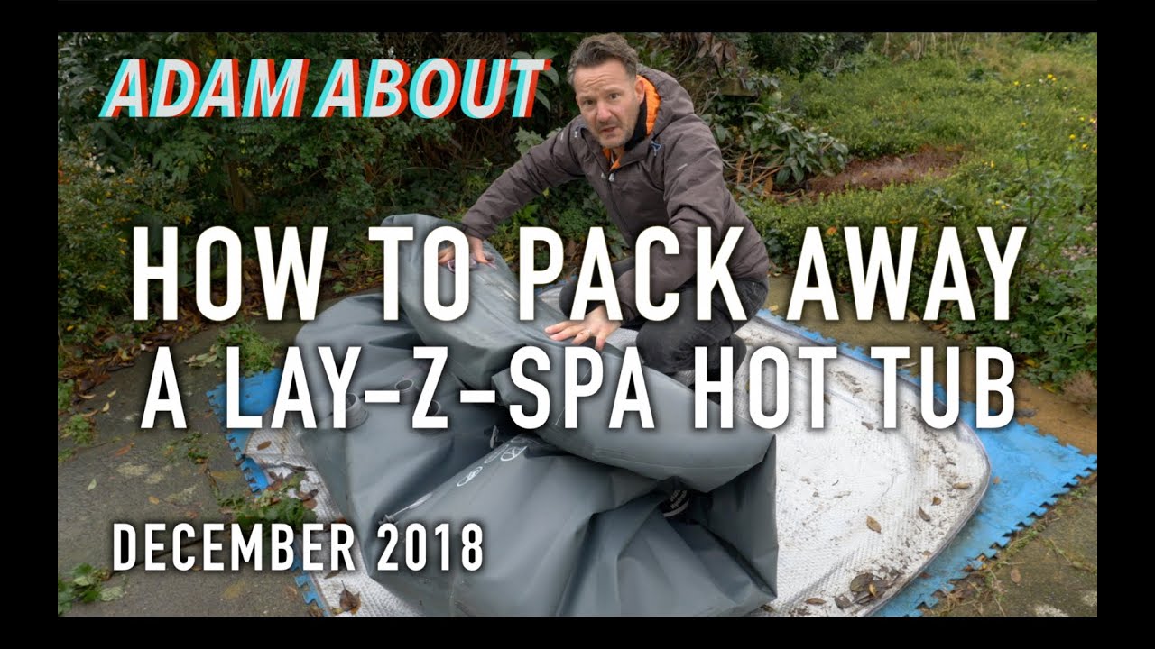 Как сдуть и упаковать гидромассажную ванну Lay-Z-Spa на зиму
