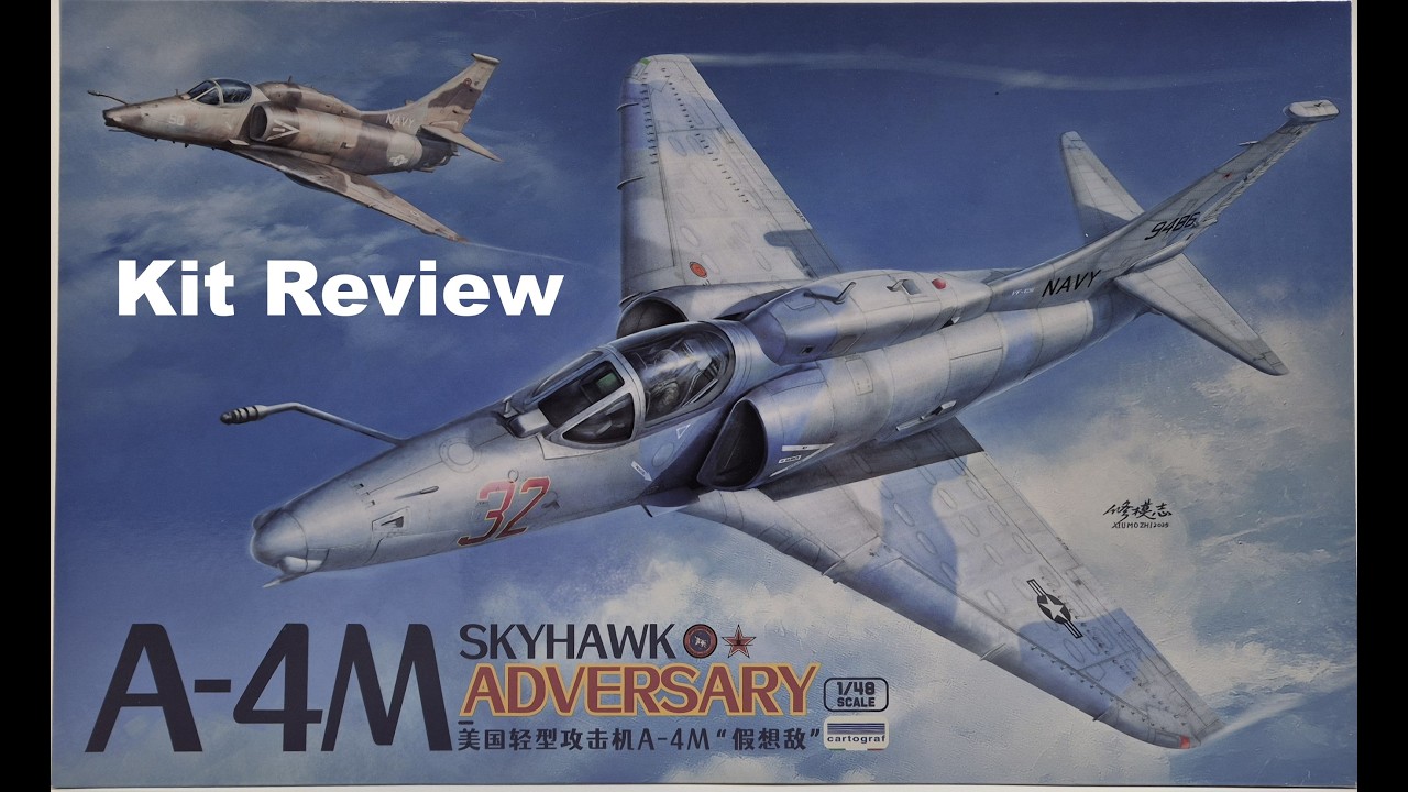 Magic Factory 1/48 A-4M Skyhawk Adversary Kit Review