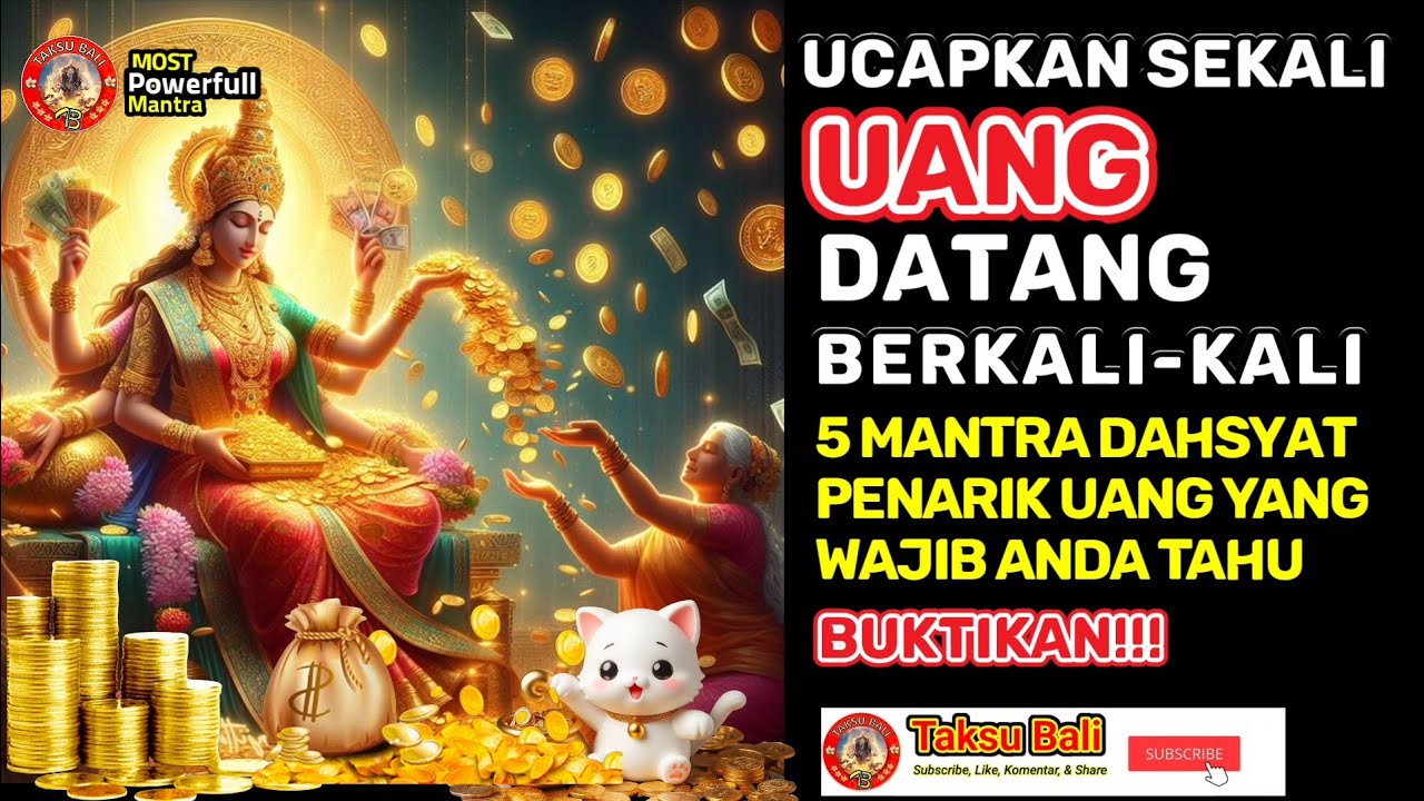Ucapkan Sekali Uang Datang Berkali-kali 💰 5 Mantra Dahsyat Penarik Uang Yang Wajib Kamu Tahu!