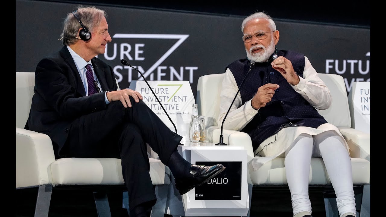 Prime Minister Modi and Ray Dalio discuss India  – Future Investment Initiative 2019 – Day 1