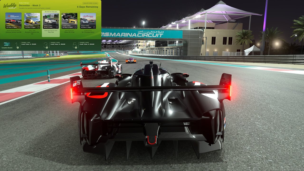Gran Turismo 7 | Weekly Challenge | December - Week 3 | Group 1 Prototype Series