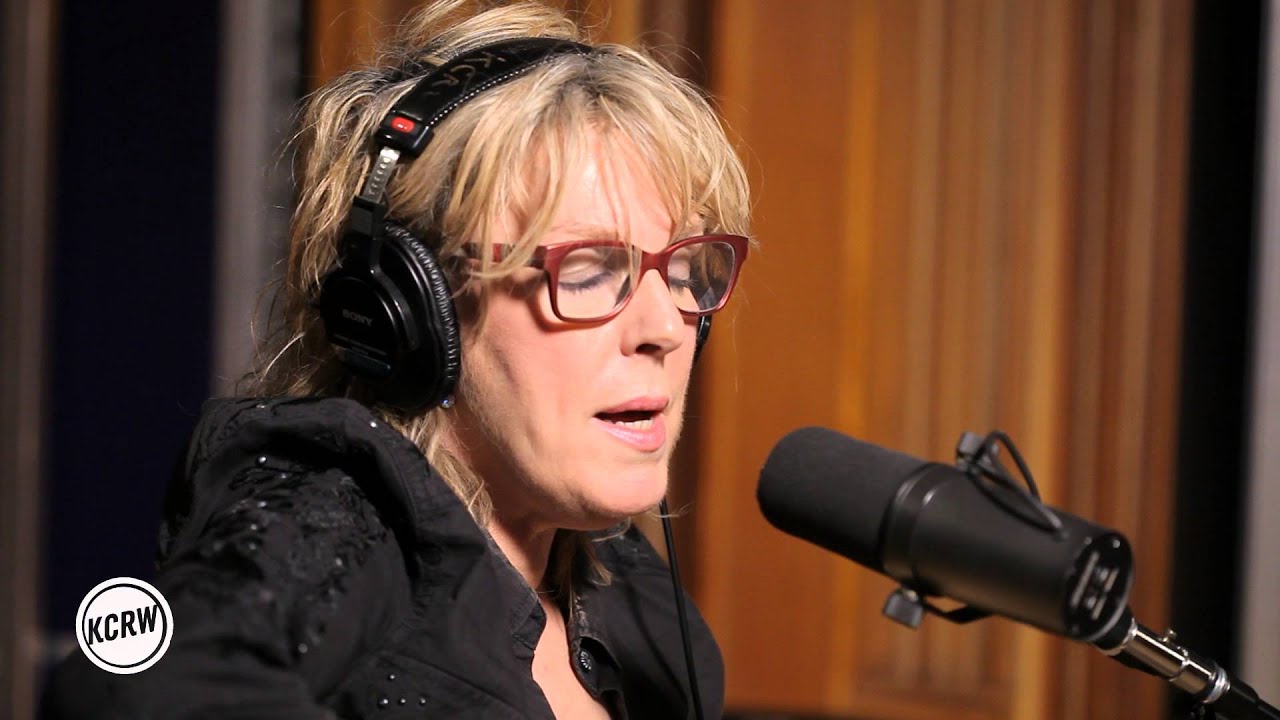 Lucinda Williams performing 