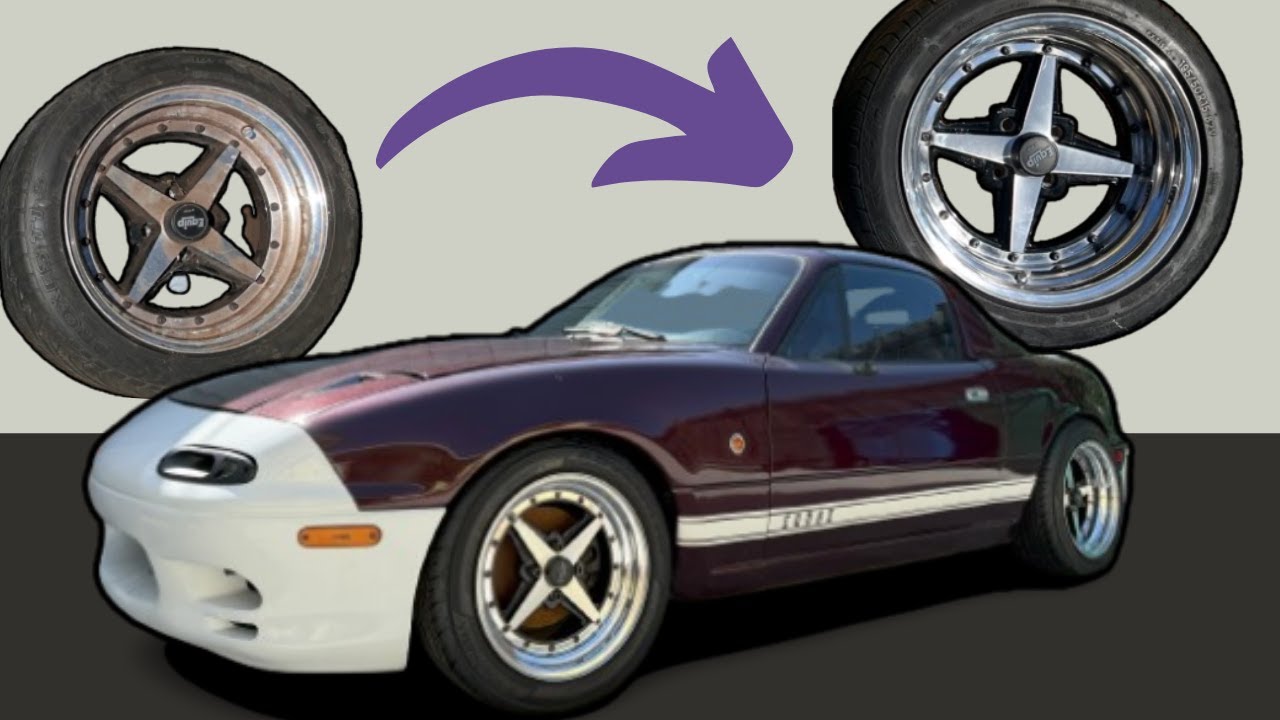 Miata Gets New Wheels! Work Equip 01 Wheel Restoration & Polishing