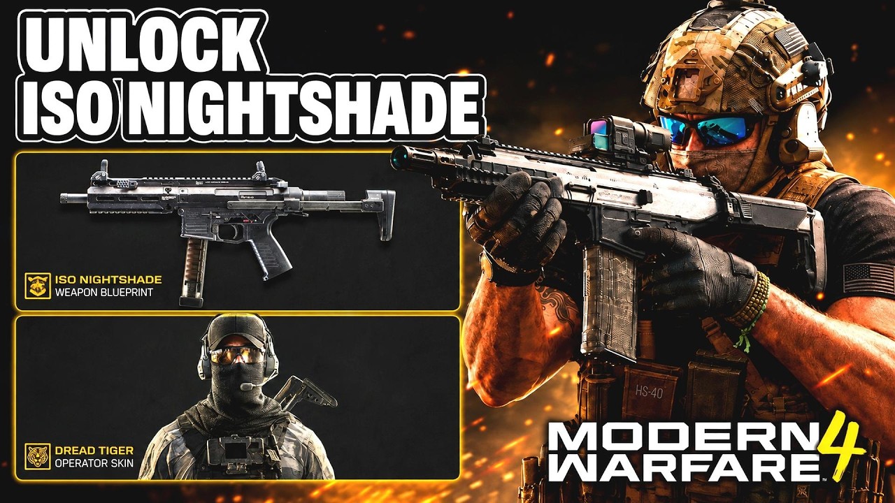 How To Unlock ISO Nightshade In Modern Warfare 4 - Full Guide