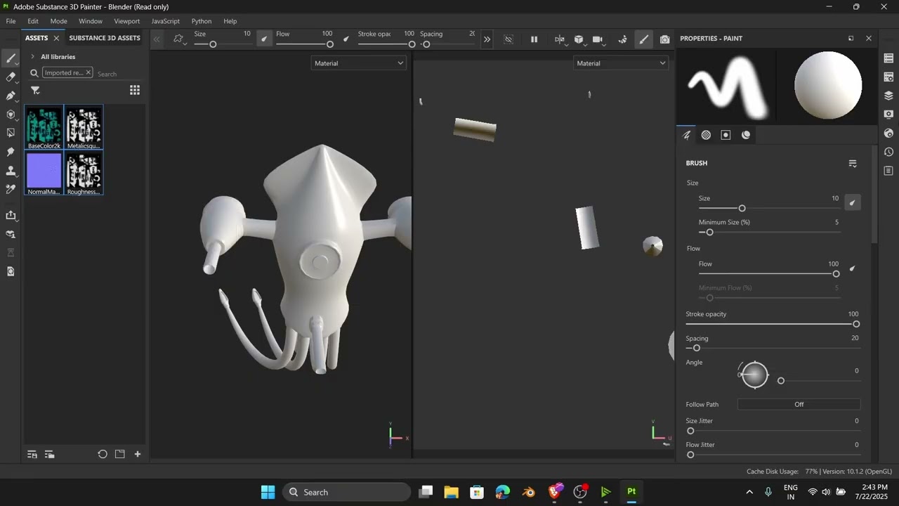 How to import textures into Substance Painter