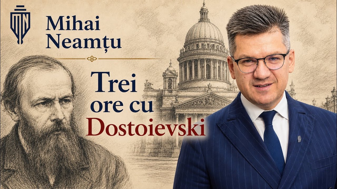 Trei ore despre Dostoievski: Demonii, Crimă și pedeapsă & Frații Karamazov. Lector: Dr Mihai Neamțu