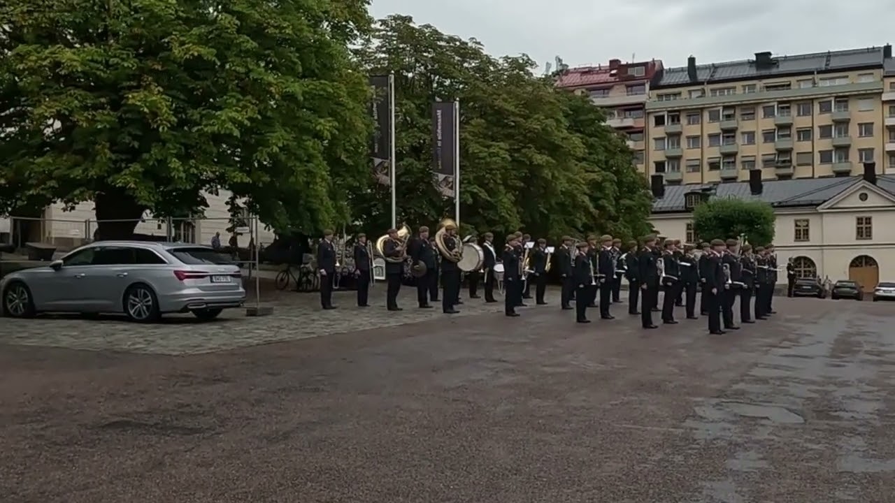 Hemvärnets musikkår Eslöv – Vaktparader 2023 – Inspektion och avmarsch från Armémuseum