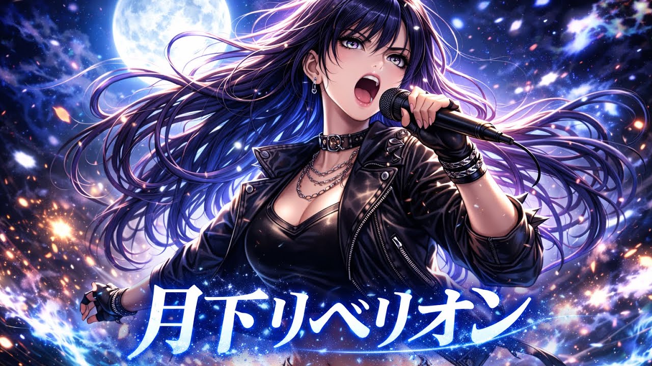 【月下リベリオン】夜を撃ち抜く、最強エモロック｜Japanese Anime Rock Song(オリジナル曲)