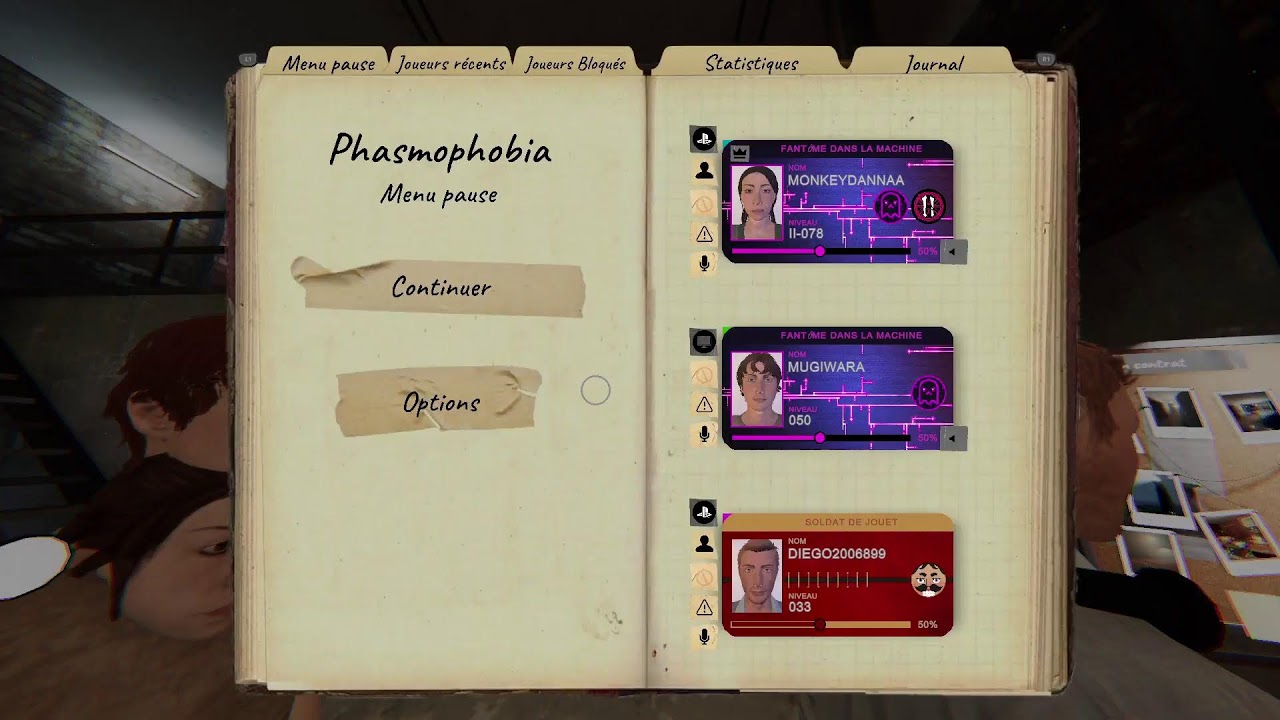 Live Phasmophobia on cherche l'entiter x10  vener discuter fr/Ps5