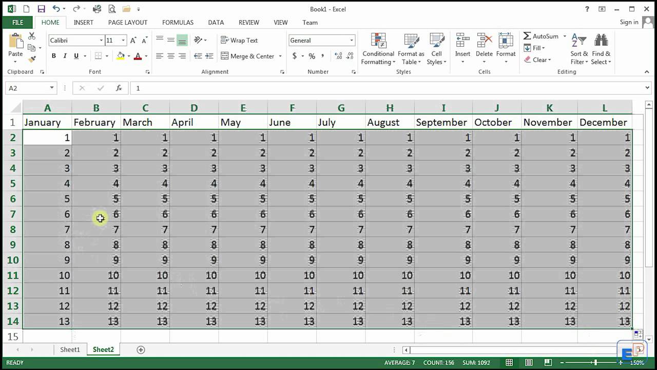 Easy Excel - Beginner Excel Tutorial - Autofill (2)