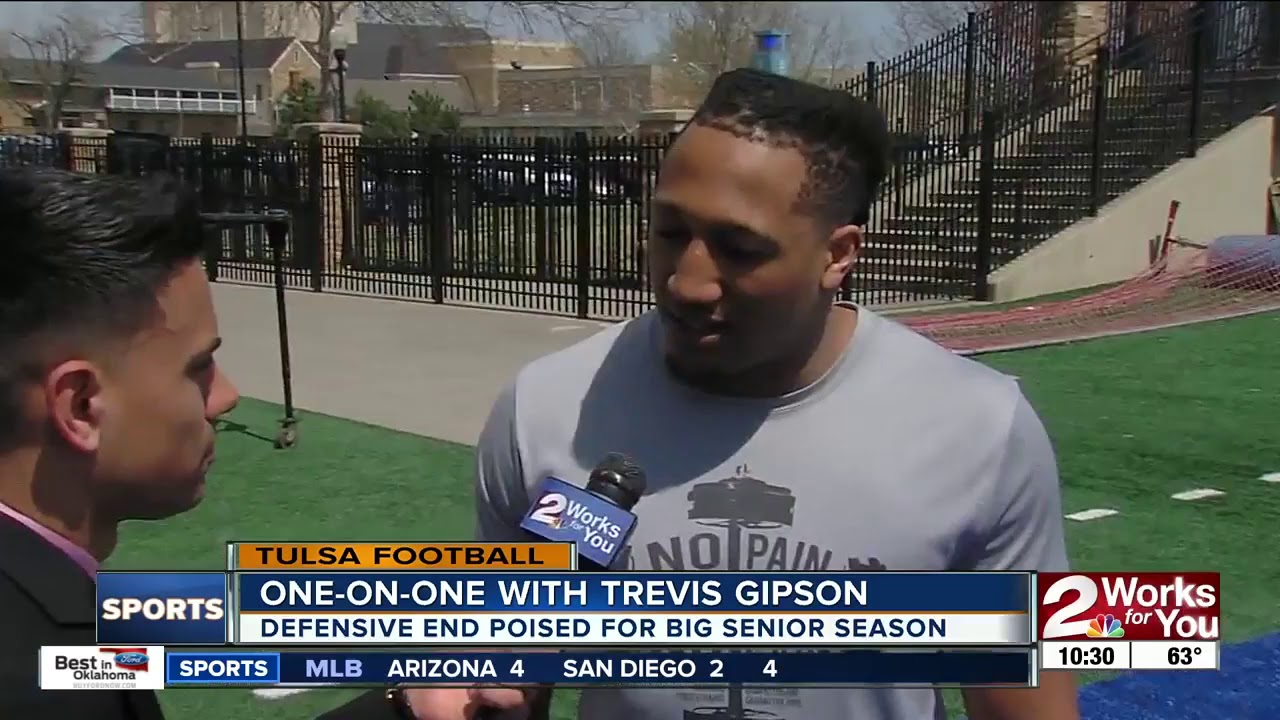 One-on-One with Tulsa Football Defensive End Trevis Gipson