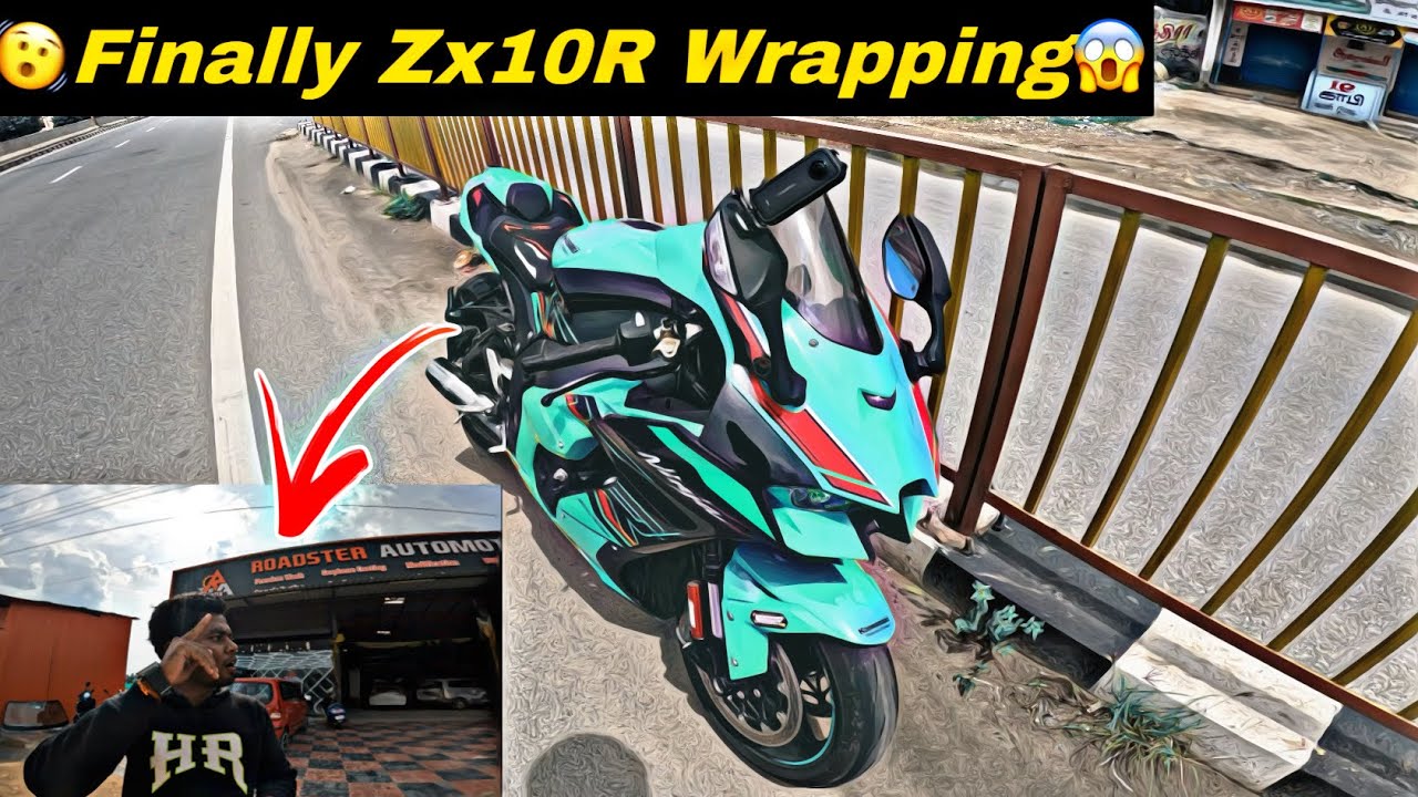 Kawasaki ZX10R ki Colour Modification Start ❗️ | New Brand fo HR Family 😍￼￼