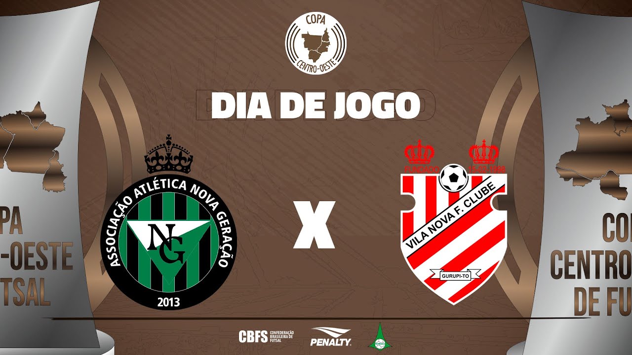 Copa Centro Oeste de Futsal | Nova Gera&ccedil;&atilde;o x Vila Nova de Gurupi | 2&ordf; Rodada | Ao Vivo