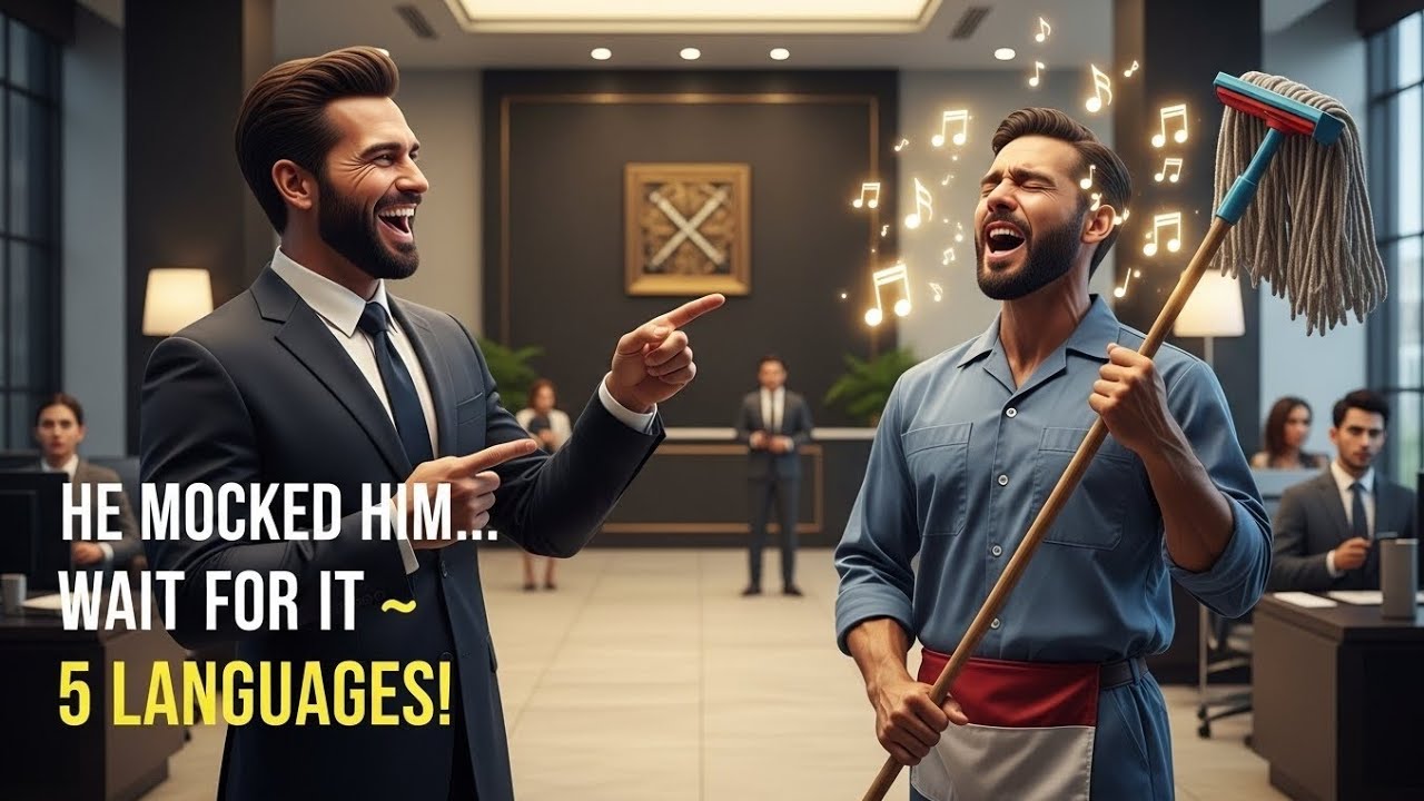 CEO Mocked the Janitor to Sing “Last Christmas” — Then He Sang It in 5 Languages 😱