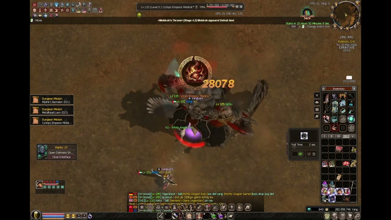 Metin2 Rubinum Classic We Hit A New Milestone AMAZING !!