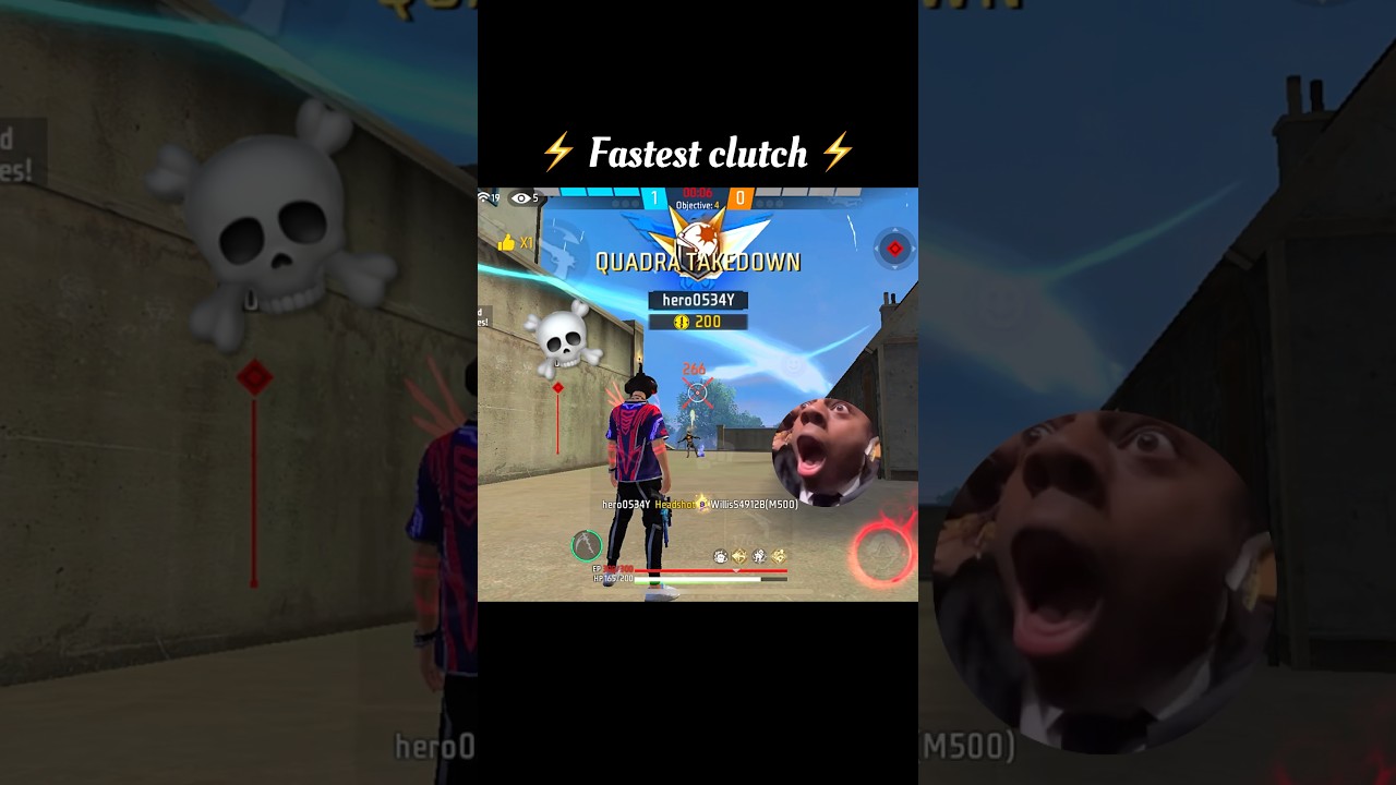How to do Fastest clutch ever..🤫⁉️ #foryou #freefire #satvik #flewyuplive #funny