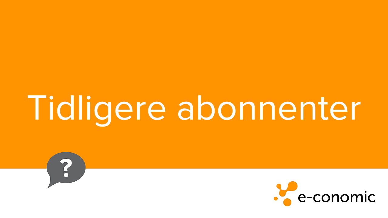 Tidligere abonnenter