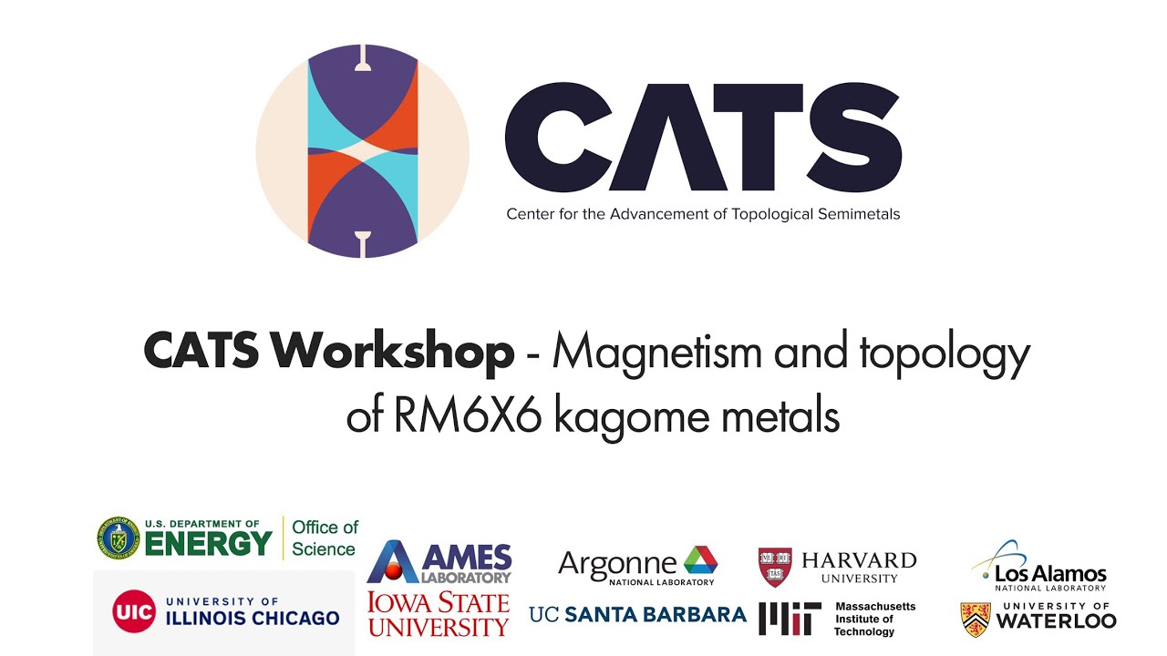 CATS EFRC workshop - Magnetism and topology of RM6X6 kagome metals