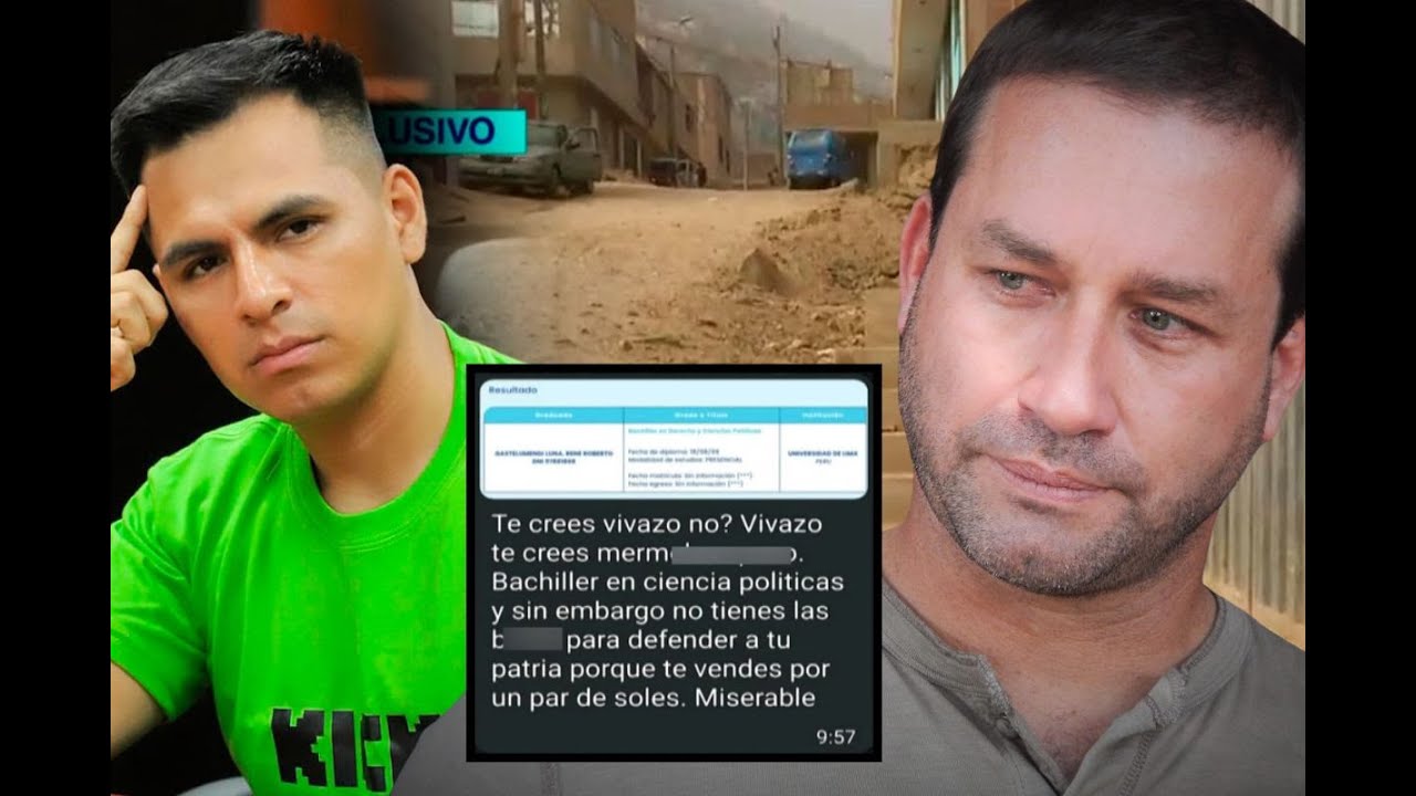 René Gastelumendi recibe amenazas por parte de los 'dibujitos' tras entrevista al alcalde de Ate