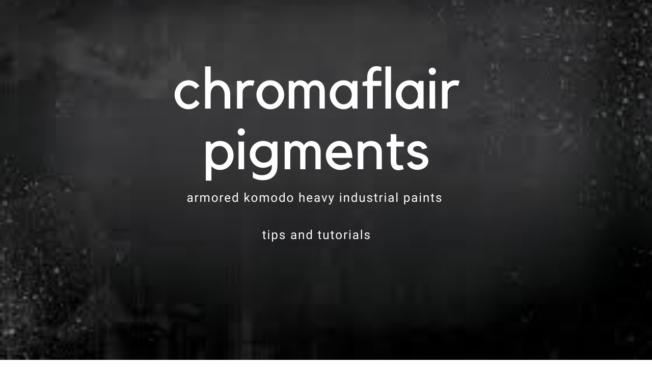 Chromaflair Pigment Tutorial (Armored Komodo)
