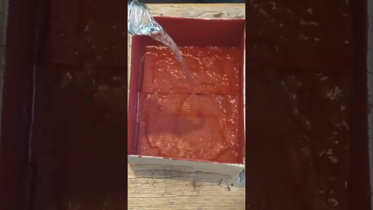 Testing Our Box with Water after Applying Rhinoluxe Fiber Coating