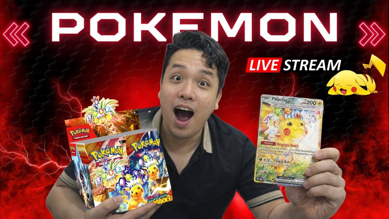 Tiếp tục hành trình đi tìm PIKACHU SIR với SURGING SPARK | GIVEAWAY VUI VẺ