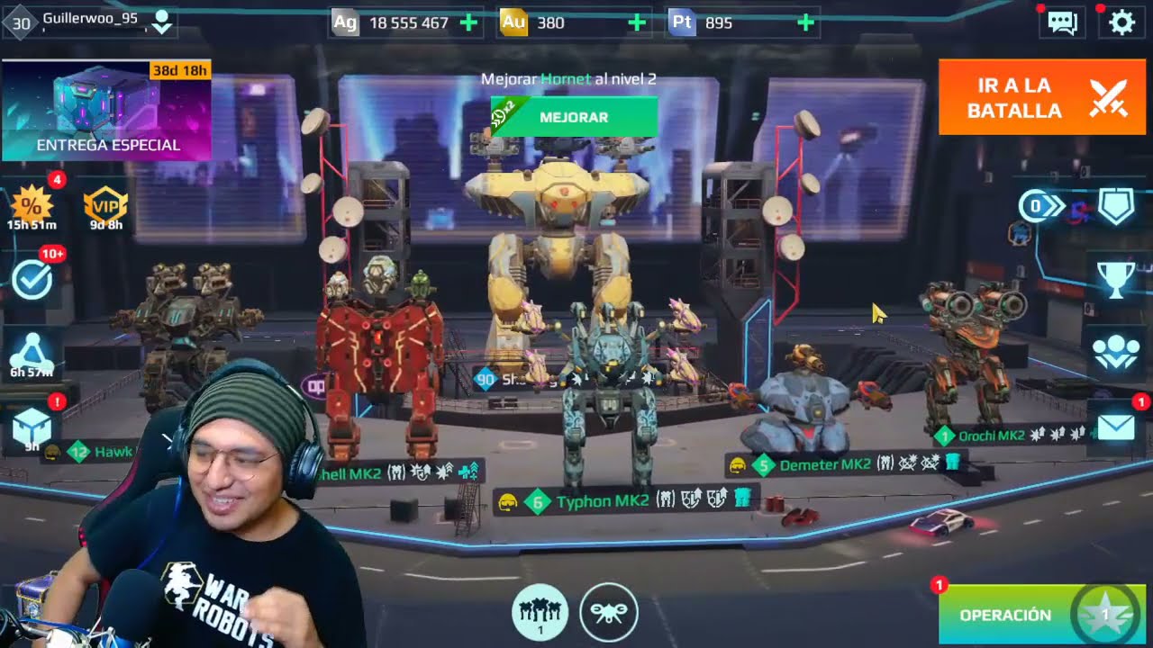 TENEMOS A SHARANGA + ROBOT OROCHI + NUEVAS ARMAS *WAR ROBOTS* | Guillerwoo_95