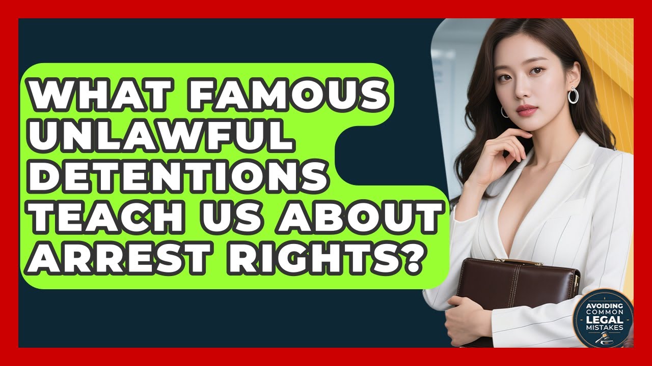 What Famous Unlawful Detentions Teach Us About Arrest Rights? - Avoiding Common Legal Mistakes