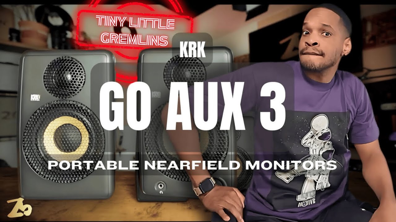 KRK Go Aux 3 | Tiny Little Gremlins | Portable Monitors That I Trust With My Mix | Sound Test