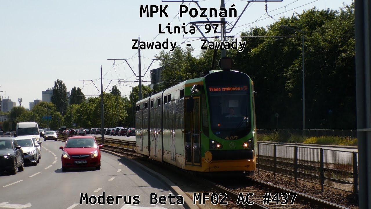 MPK Poznań - Moderus Beta MF02 AC #437 - Linia 97