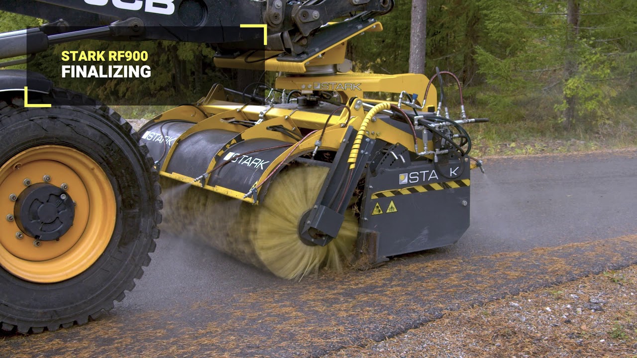 STARK RF 900 -Unlimitedly rotating device for Bucket sweepers