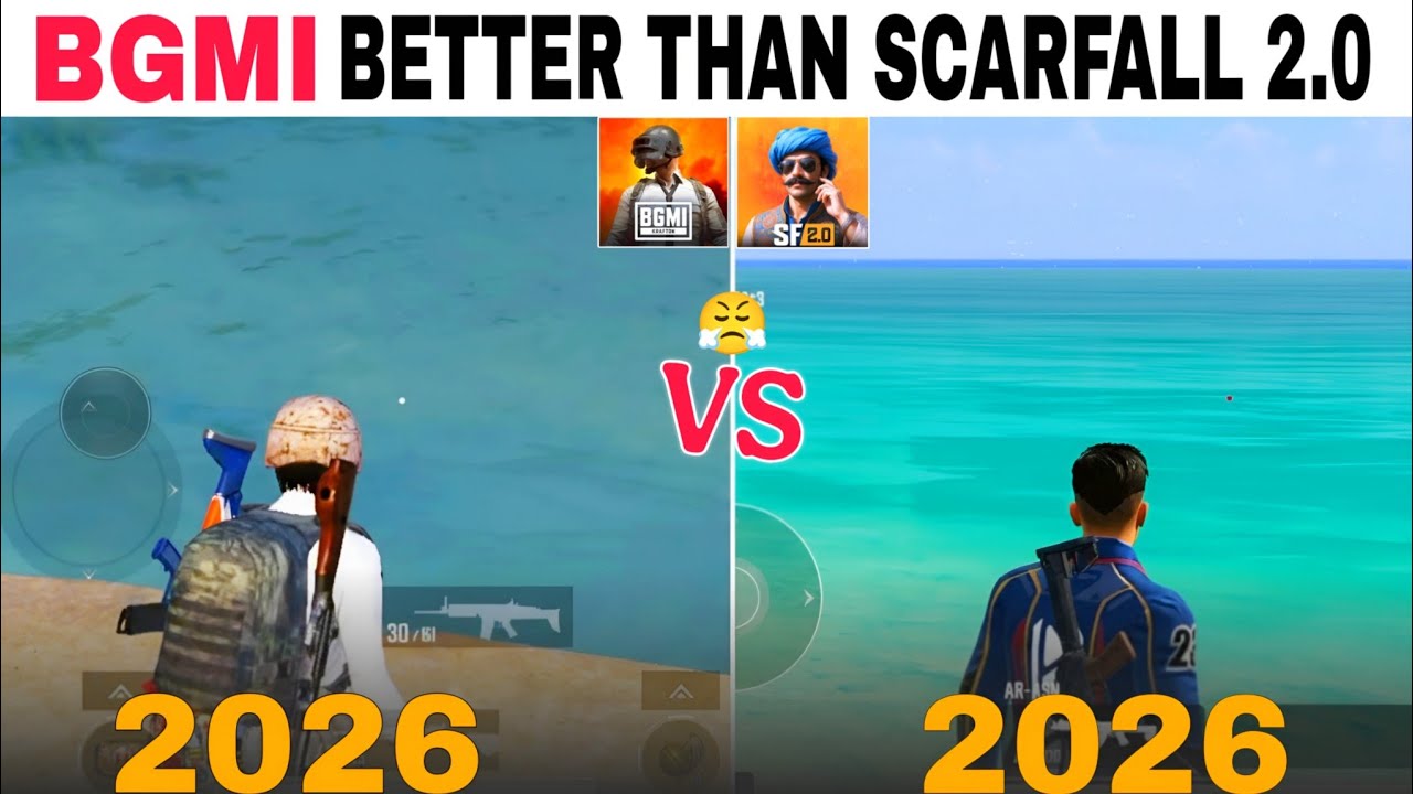 BGMI BETTER THAN SCARFALL 2.0 😲 |Bgmi vs Scarfall 2.0 | Surugup Gamerz