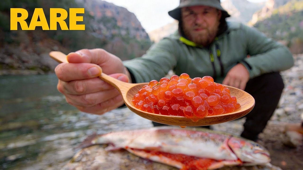 Cooking a Whole Fish in Foil over an Open Campfire | Bushcraft Outdoor Cooking