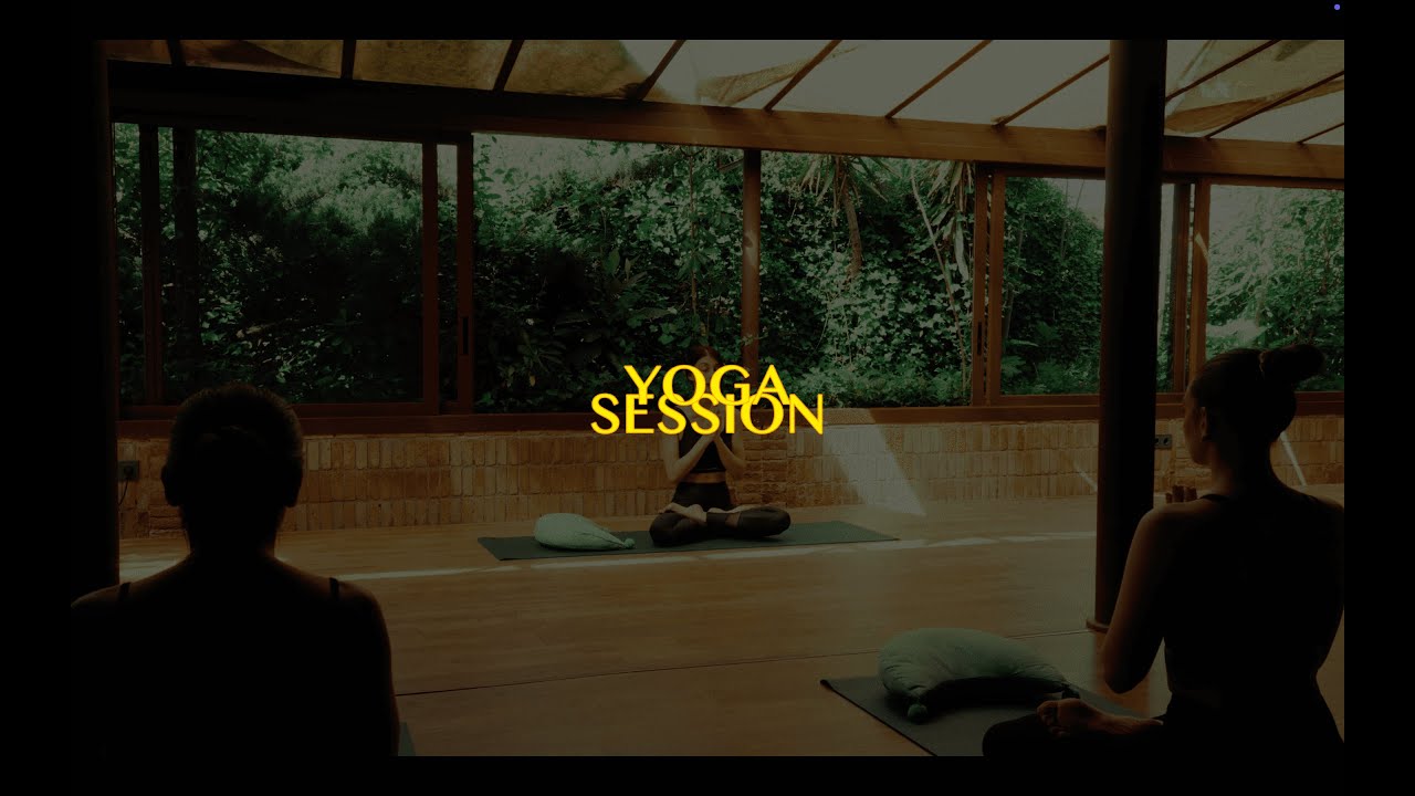 Reconnect with your inner stillness in this serene yoga sanctuary 🧘‍♀️🏔️