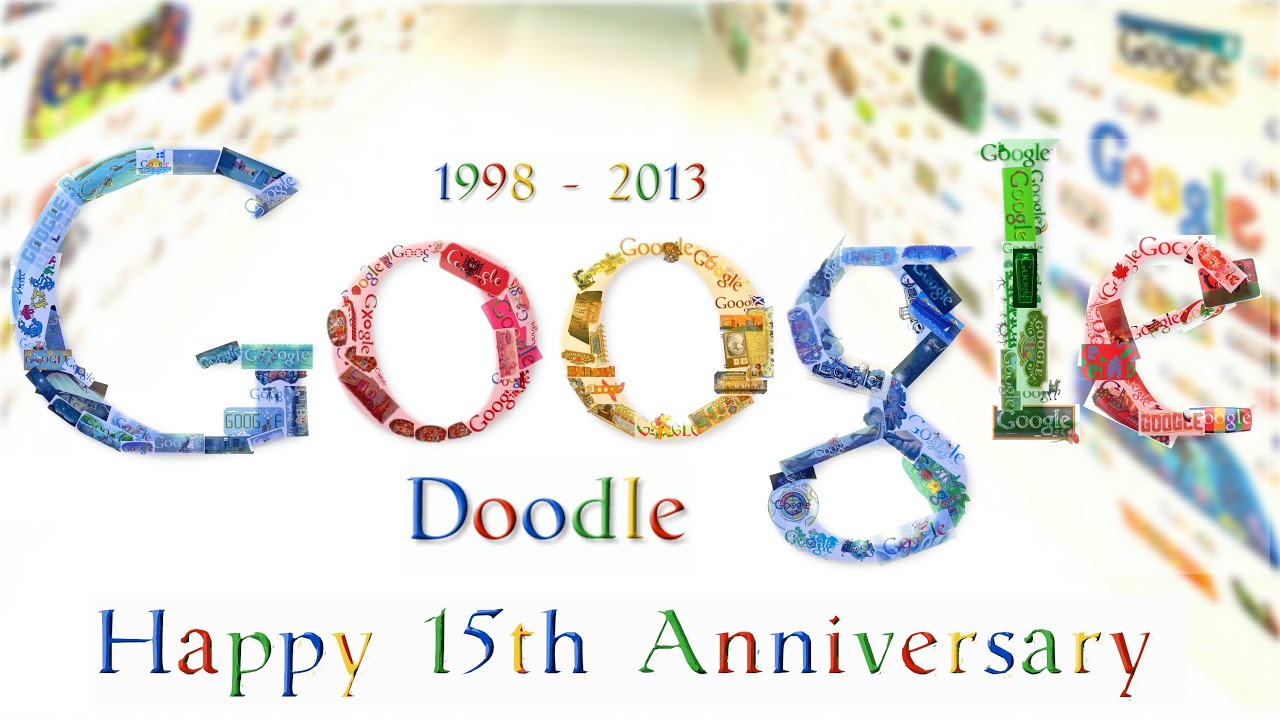 Google's 15th Anniversary Doodle Collection (1998 - 2013)