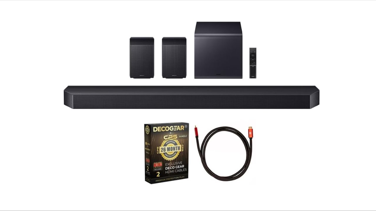 Samsung HW-Q990F Soundbar Review 11.1.4 Channel Dolby Atmos Bundle with 26 Month Protection