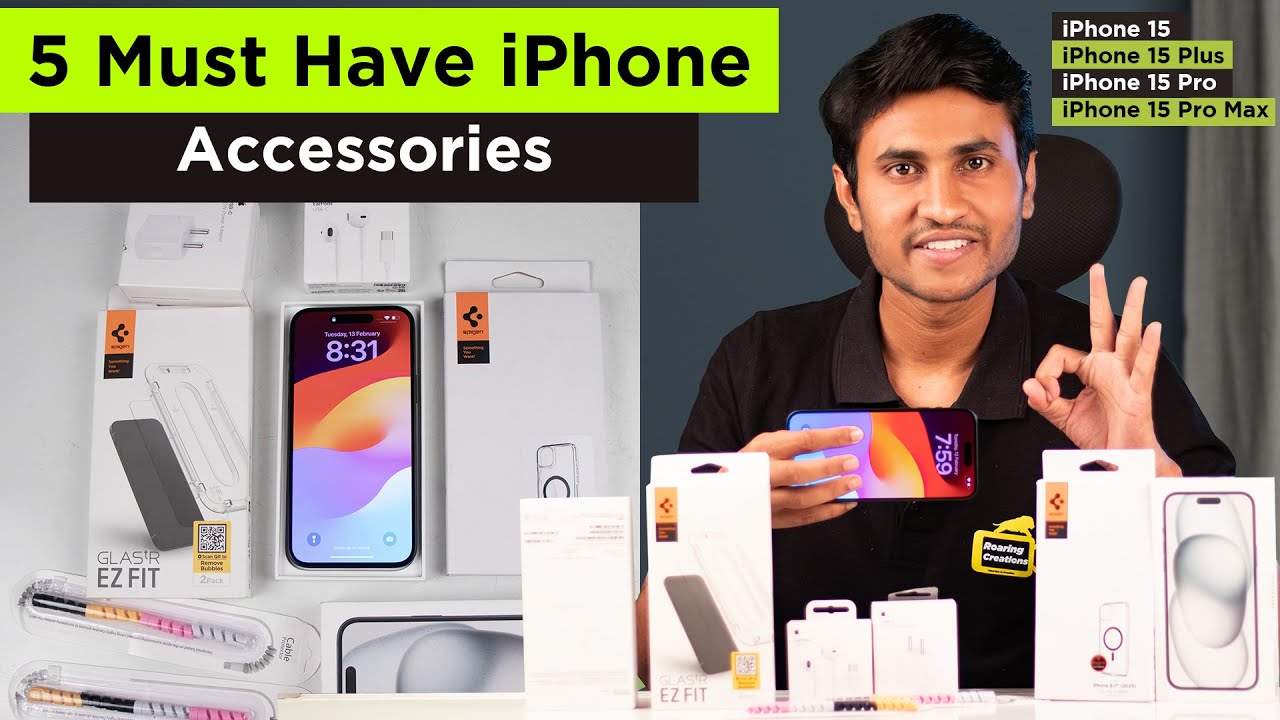 5 Must-Have iPhone Accessories | For iPhone 15, iPhone 15 Plus, iPhone 15 Pro, and iPhone 15 Pro Max