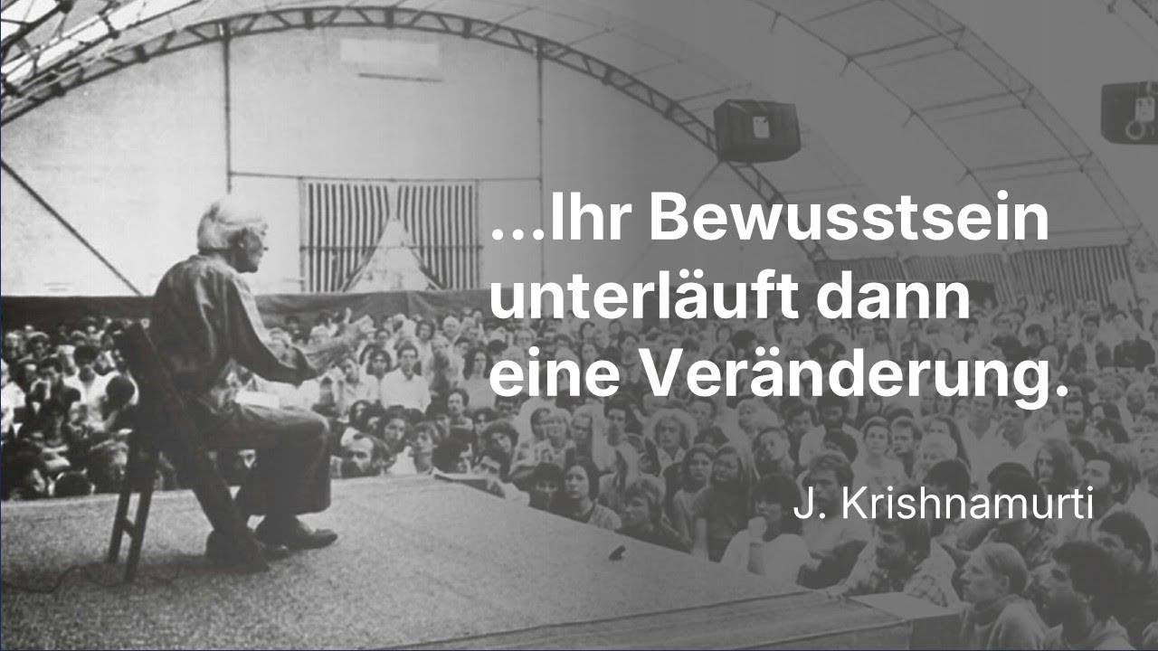 Ist Erleuchtung nur für die Wenigen? │J. Krishnamurti