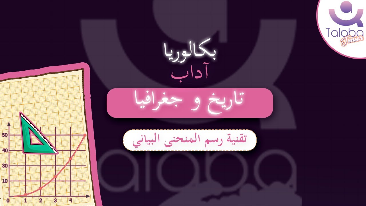 مقتطف من حصة في مادة الجغرافيا 🎯 | تقنية رسم المنحنى البياني |  شعبة الآداب