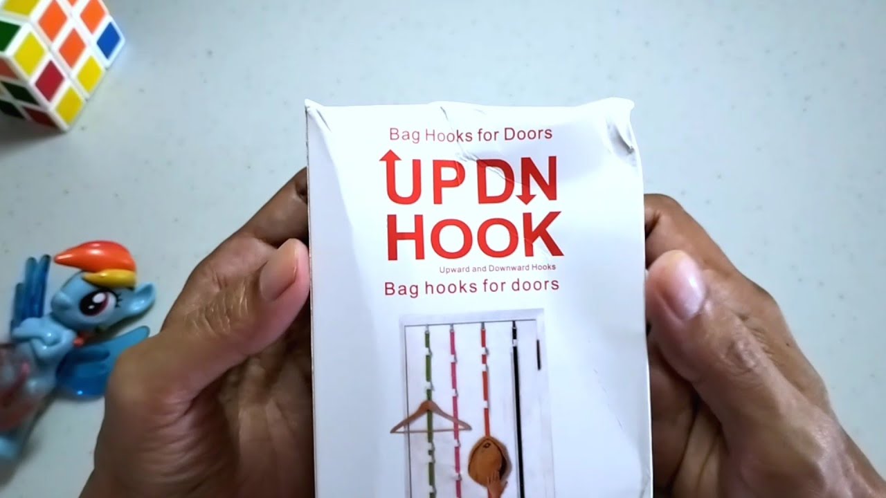 Unboxing & Cara Pasang UP DN HOOK Hanger Gantungan Pintu Unik dan Bermanfaat