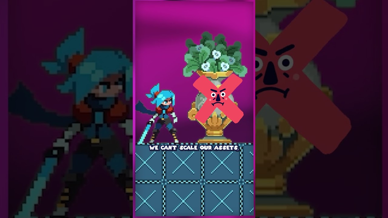 Секреты разработки игр: это определенно не рассчитано на масштабирование... #индиразработкаигр #р...