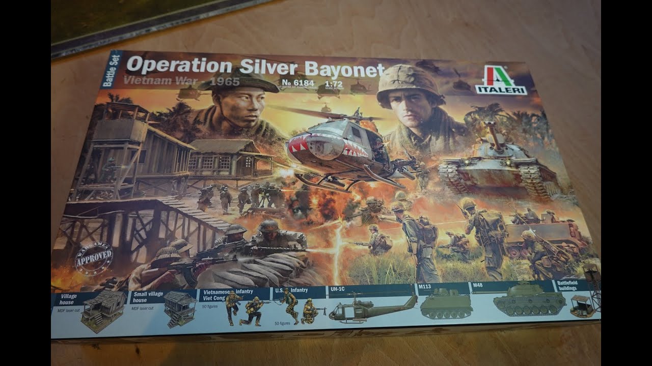 Italeri Operation Silver Bayonet Unboxing